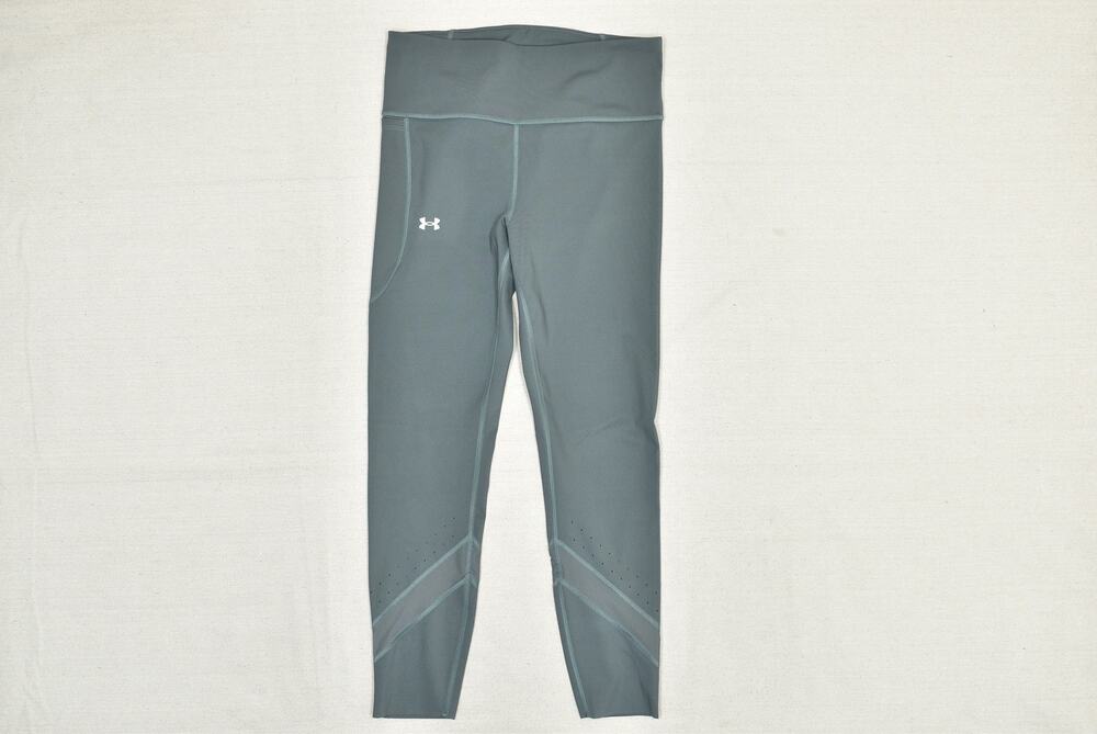 Under Armour Leggings Womens Medium Gray High Rise Athletic Yoga Pants Stretch